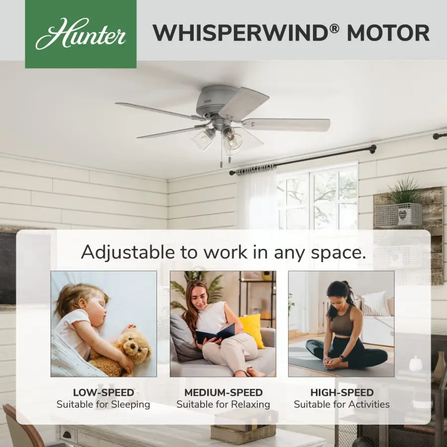 Shady Grove Low Profile with 3 Lights 52 inch - Image 51