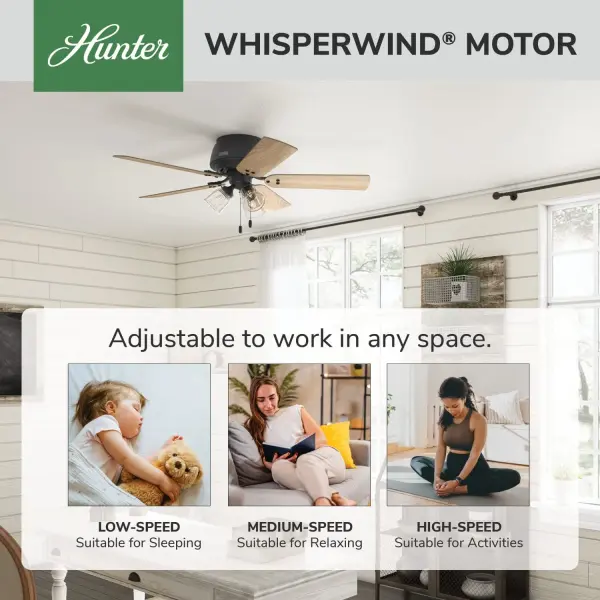 Shady Grove Low Profile with 3 Lights 52 inch - Image 52