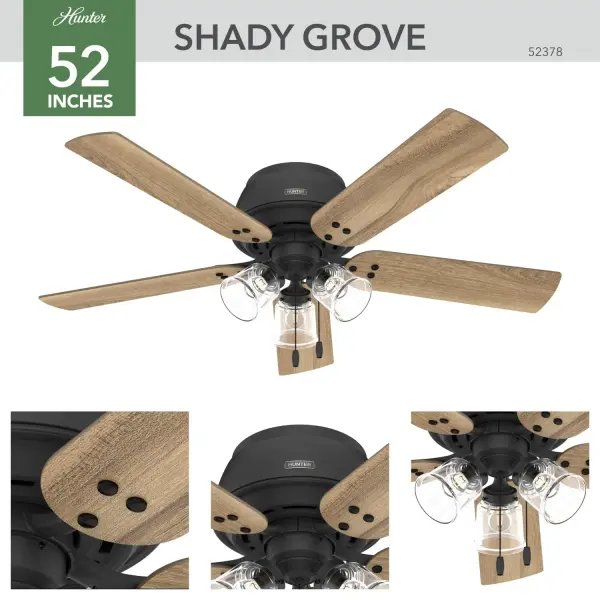 Shady Grove Low Profile with 3 Lights 52 inch - Image 9