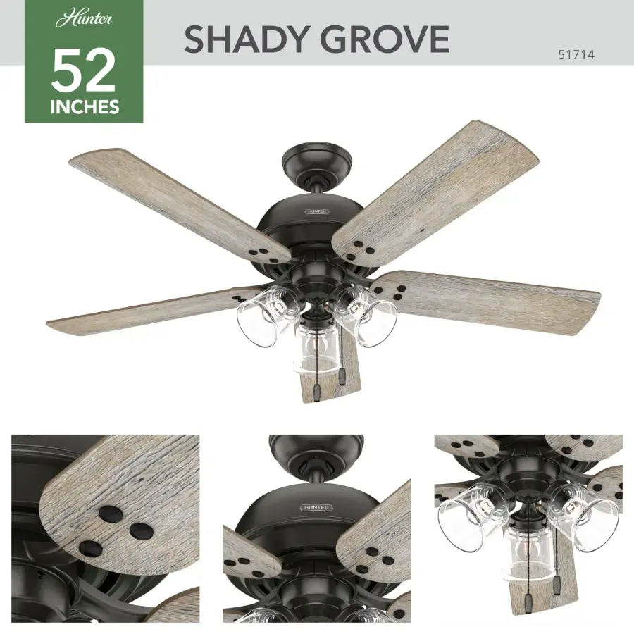Shady Grove with 3 lights 52 inch - Image 7