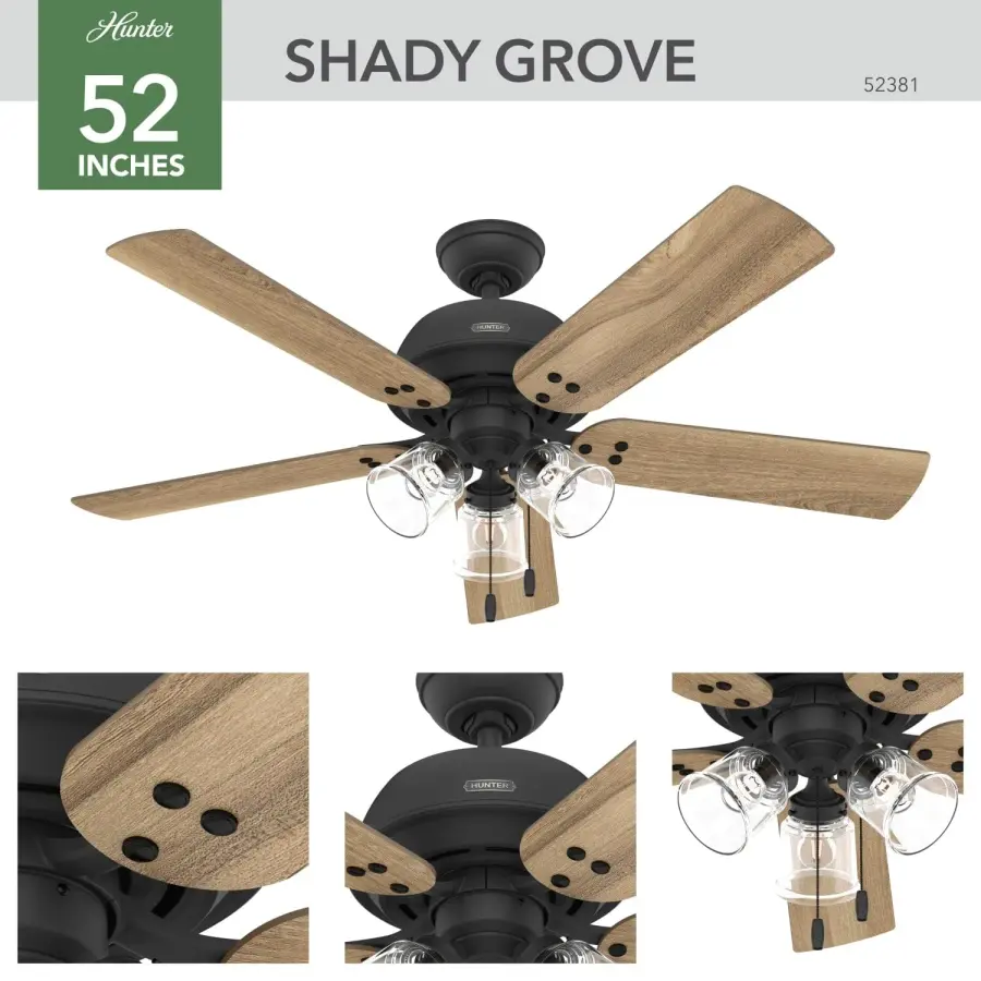 Shady Grove with 3 lights 52 inch - Image 9