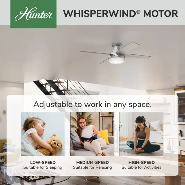 Dempsey Low Profile with Light 52 inch - Image 97