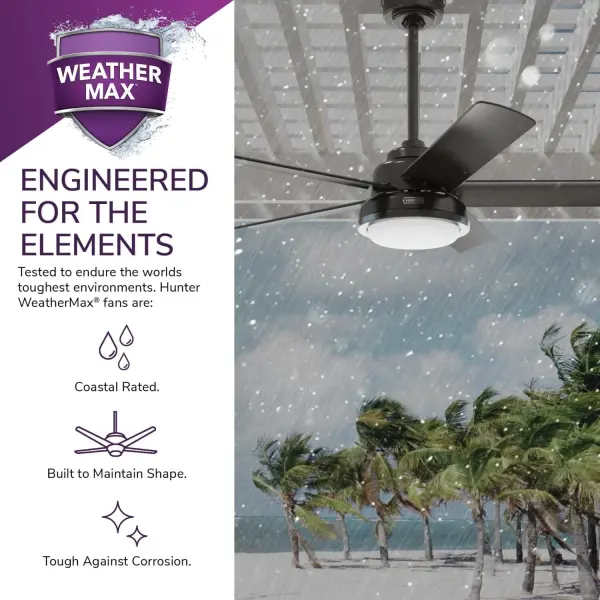 Seawall Outdoor WeatherMax with LED Light 52 inch with remote - Image 32