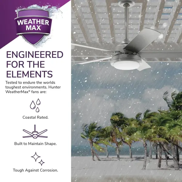 Seawall Outdoor WeatherMax with LED Light 52 inch with remote - Image 33