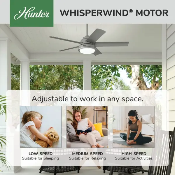 Seawall Outdoor WeatherMax with LED Light 52 inch with remote - Image 35