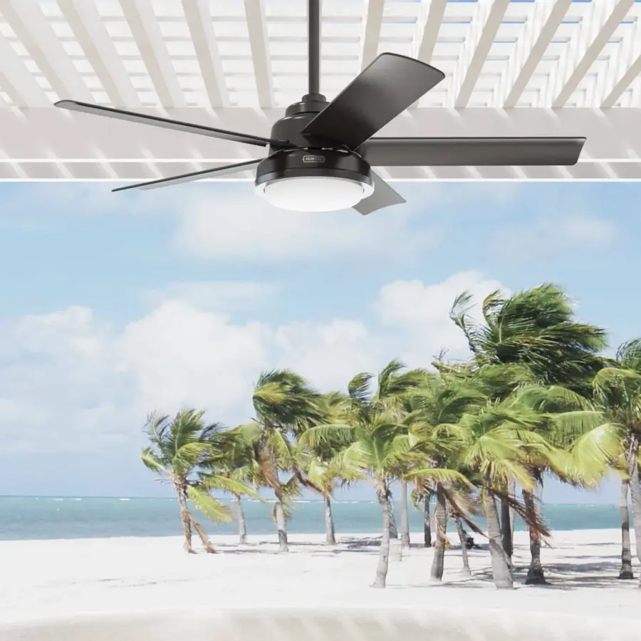 Seawall Outdoor WeatherMax with LED Light 52 inch with remote - Image 7