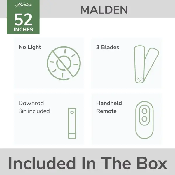 Malden Jasmine Roth Indoor 52 inch with Remote - Image 27