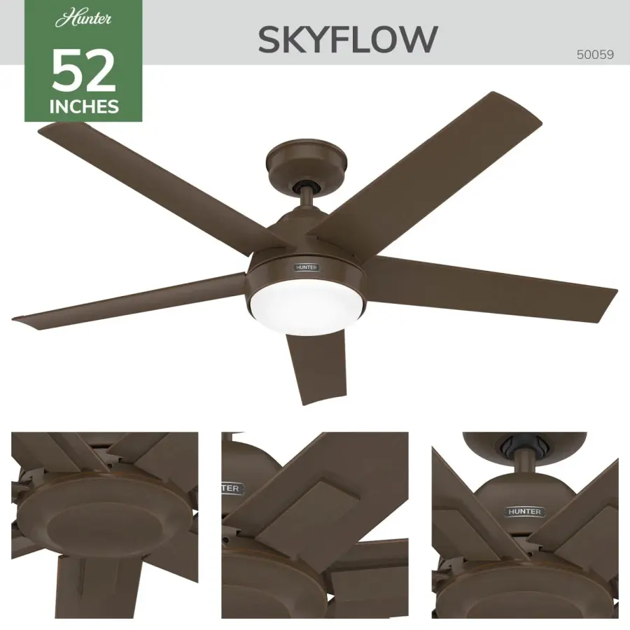 Skyflow Outdoor with LED Light 52 inch - Image 7
