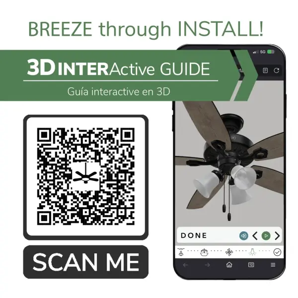 Builder ENERGY STAR DC with Light 52 inch - Image 38