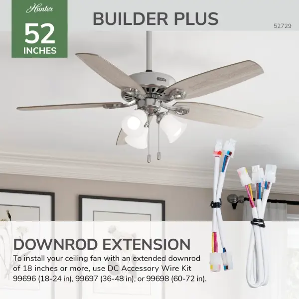 Builder ENERGY STAR DC with Light 52 inch - Image 40