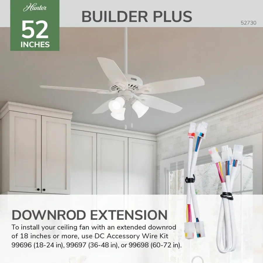 Builder ENERGY STAR DC with Light 52 inch - Image 41