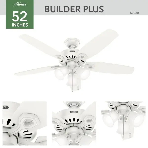 Builder ENERGY STAR DC with Light 52 inch - Image 6