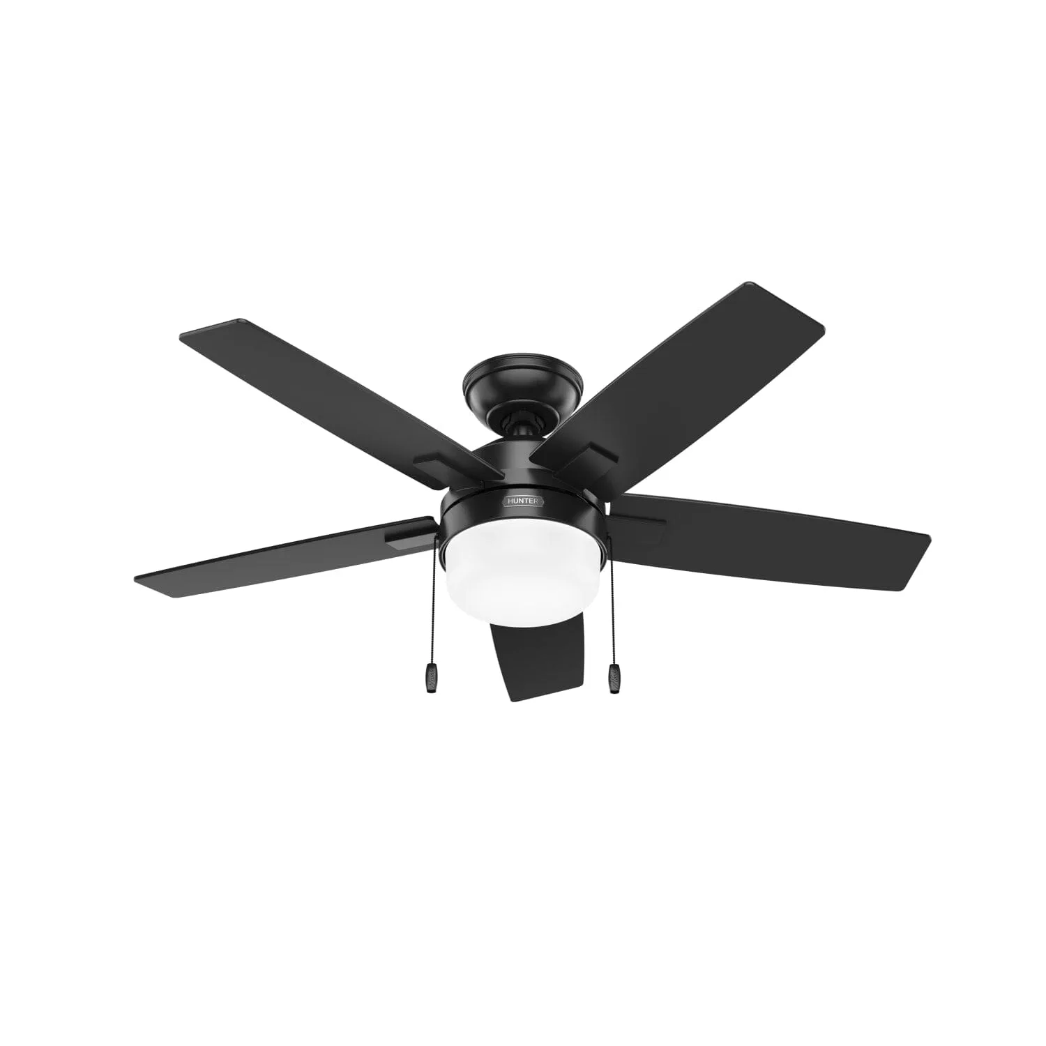 Anisten 44" Ceiling Fan with Light in Fresh White
