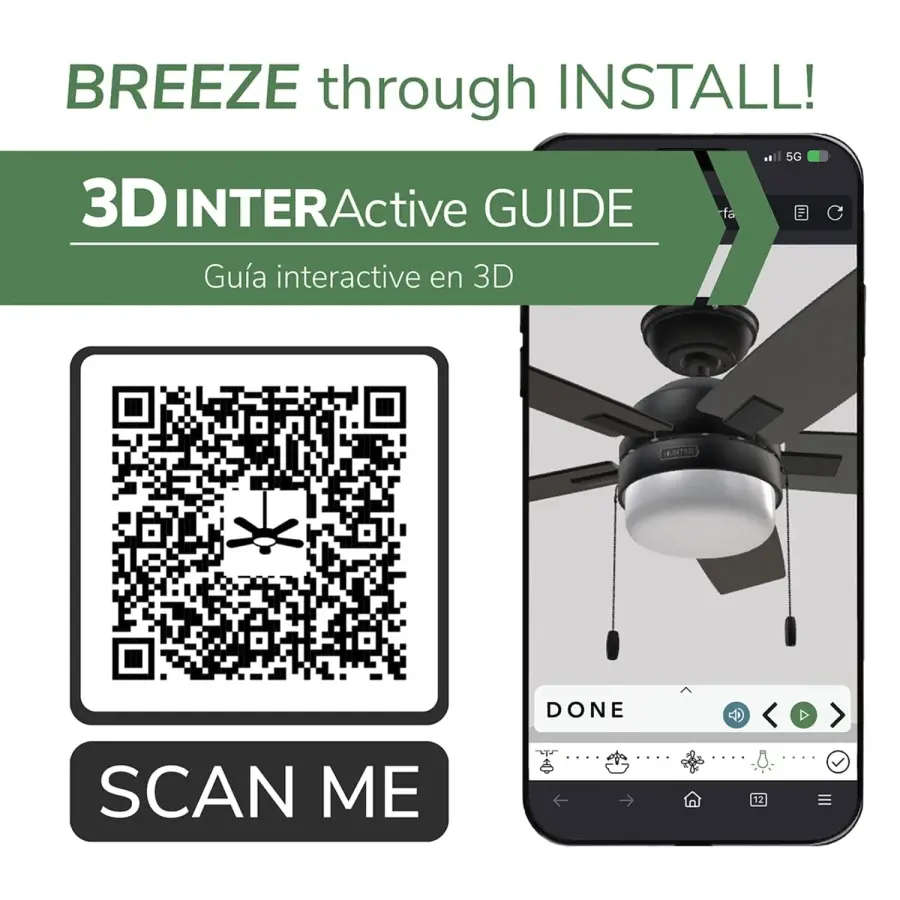 Anisten ENERGY STAR with LED Light 44 inch - Image 36