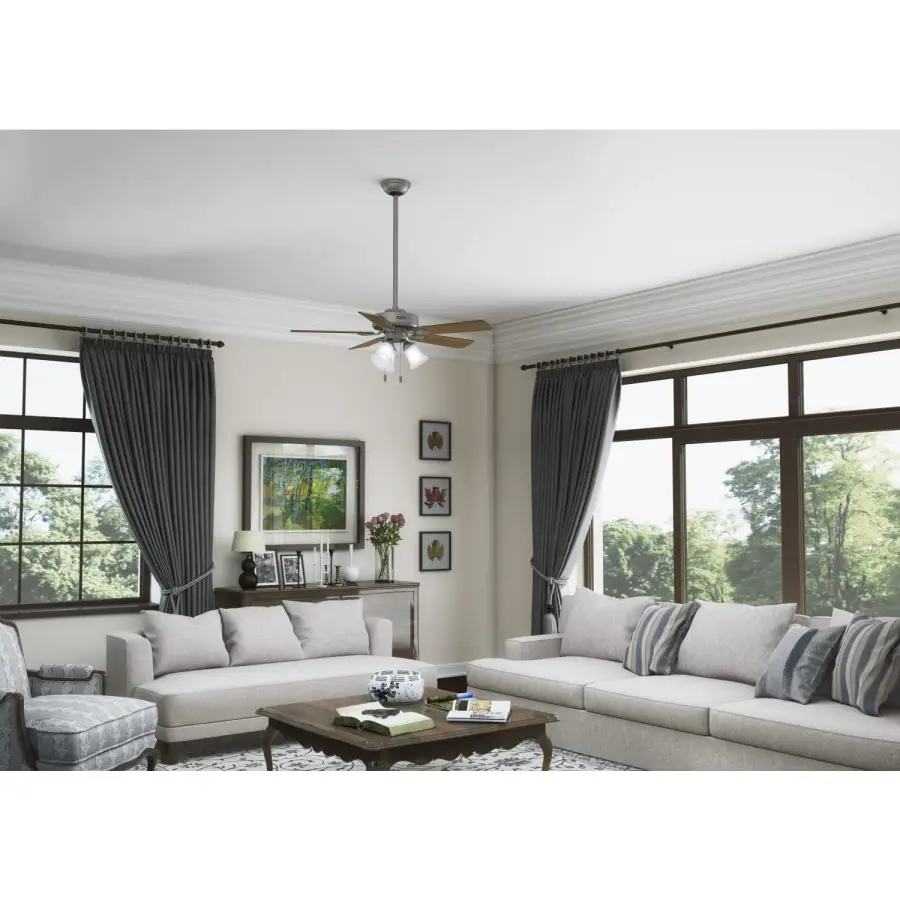 Swanson 44" Ceiling Fan in Matte Silver - Image 12