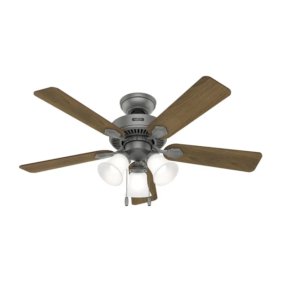 Swanson 44" Ceiling Fan in Matte Silver - Image 3