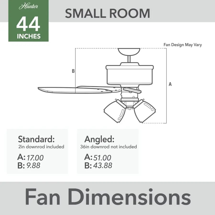 Swanson 44" Ceiling Fan in Matte Silver - Image 23