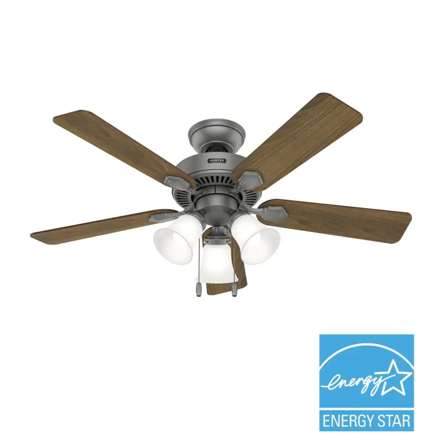 Swanson 44" Ceiling Fan in Matte Silver - Image 49