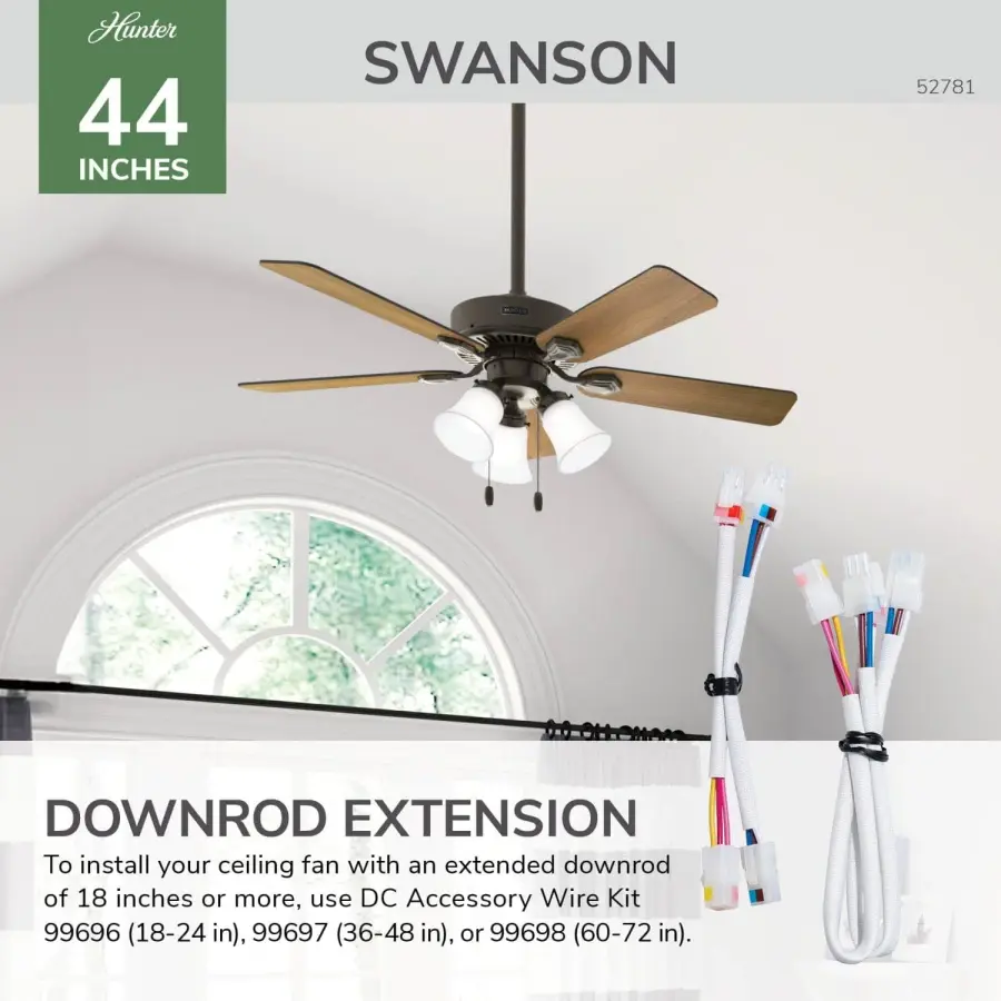 Swanson 44" Ceiling Fan in Matte Silver - Image 53