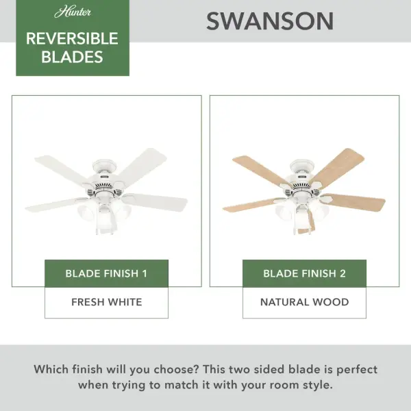 Swanson 44" Ceiling Fan in Matte Silver - Image 57