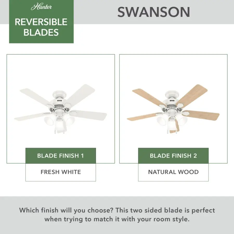 Swanson 44" Ceiling Fan in Matte Silver - Image 57