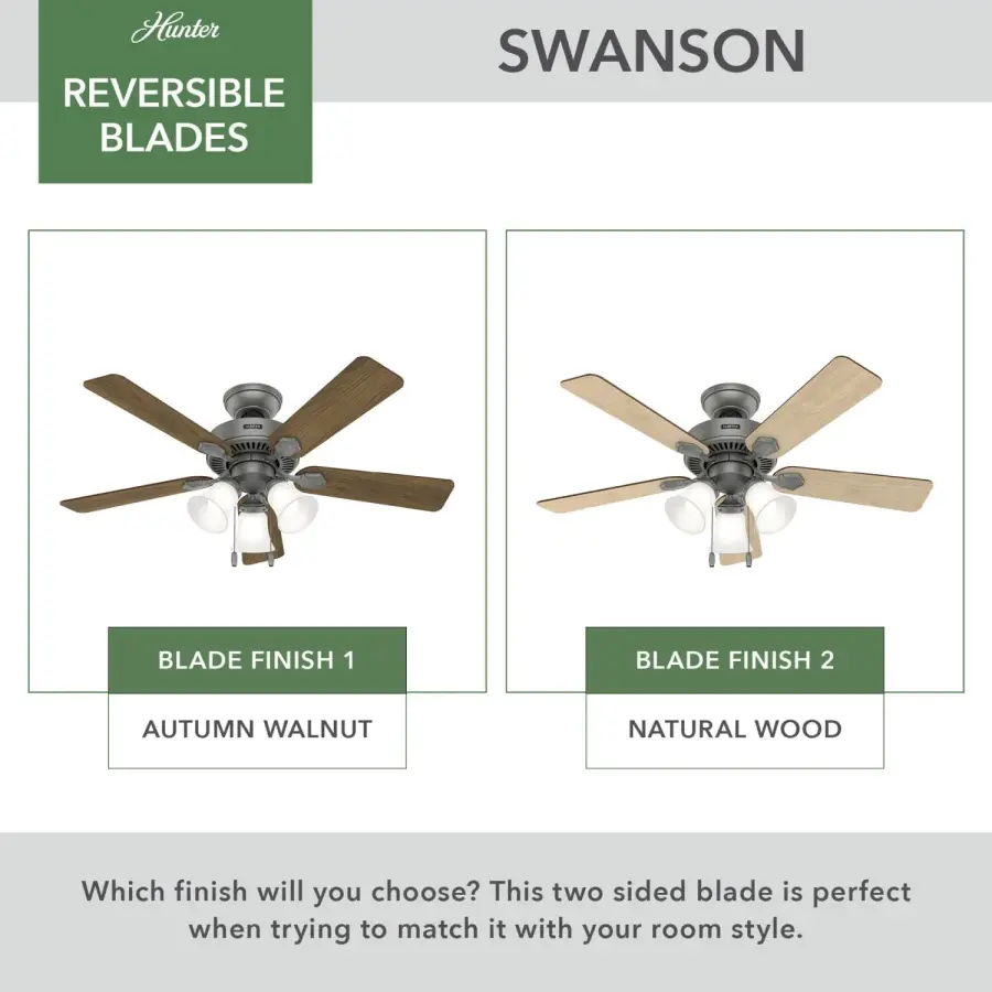 Swanson 44" Ceiling Fan in Matte Silver - Image 58