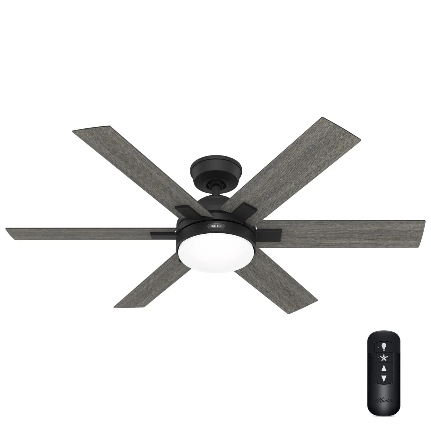 Georgetown 52" Ceiling Fan in Matte Black