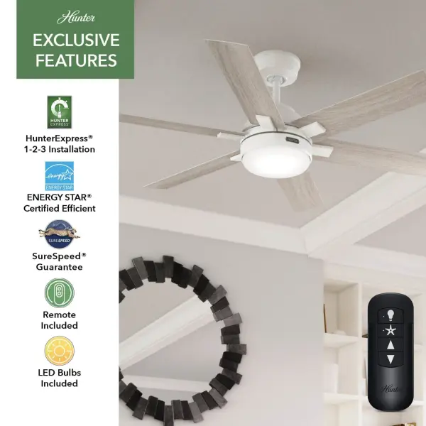 Georgetown Indoor HunterExpress with LED Light 52 inch with remote - Image 55