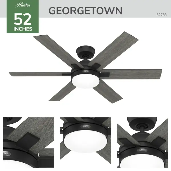 Georgetown Indoor HunterExpress with LED Light 52 inch with remote - Image 7