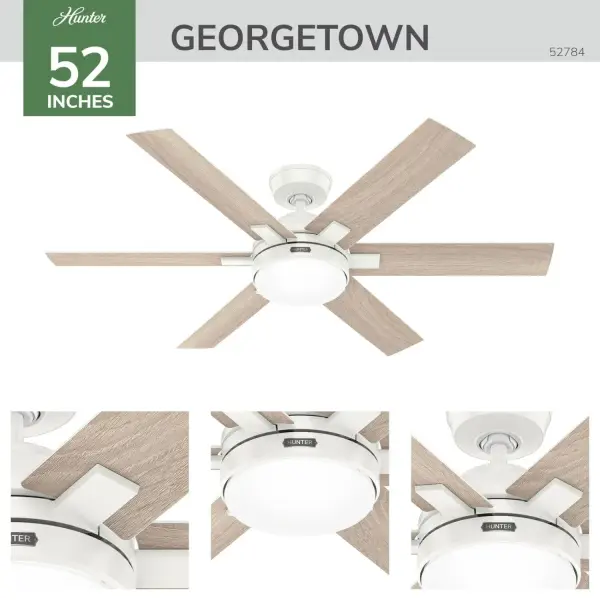 Georgetown Indoor HunterExpress with LED Light 52 inch with remote - Image 9