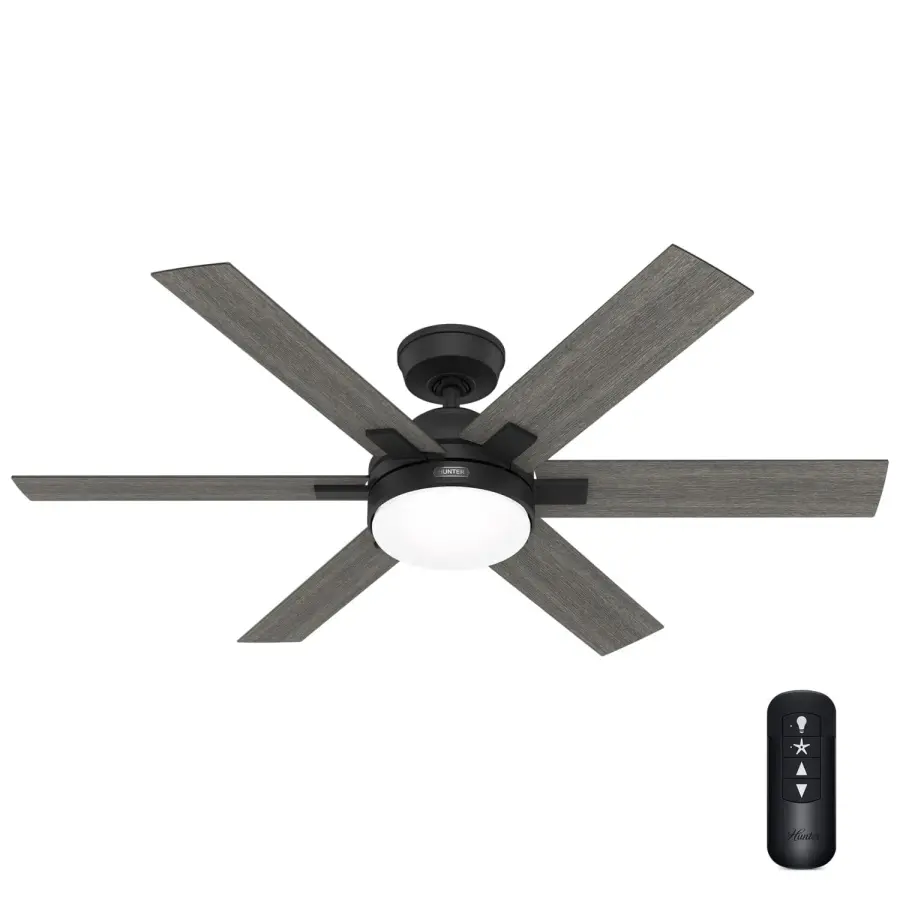 Georgetown 52" Ceiling Fan in Brushed Nickel - Image 1