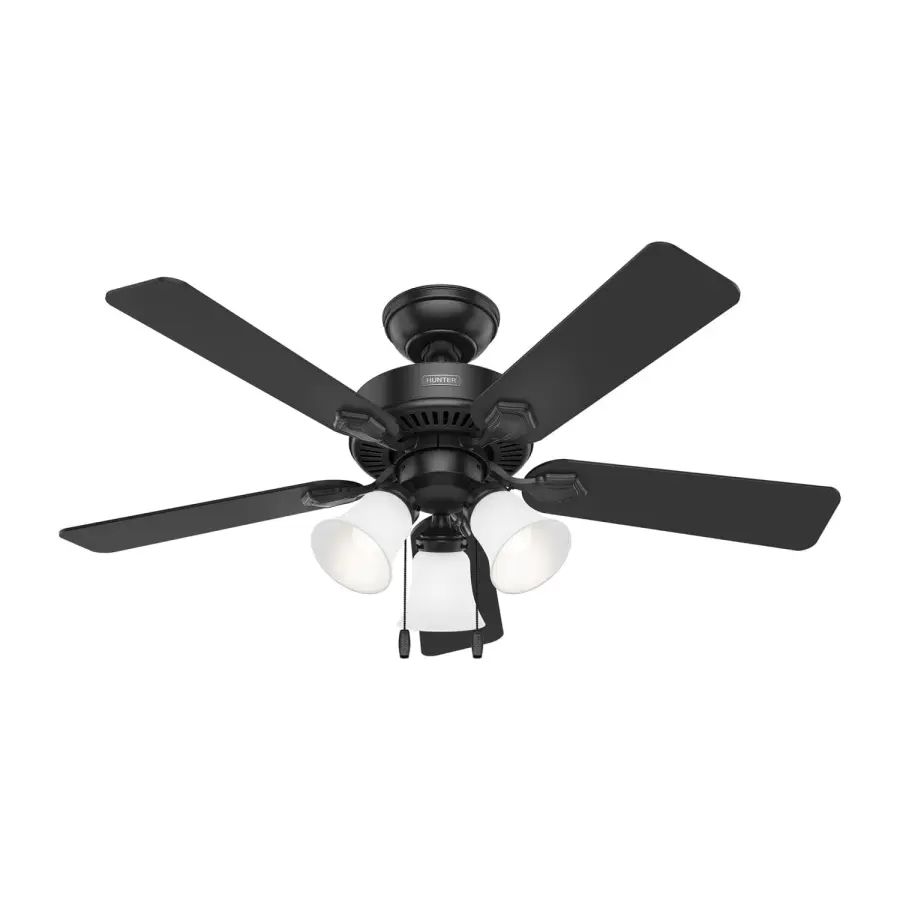 Swanson 44" Ceiling Fan in Matte Black - Image 1
