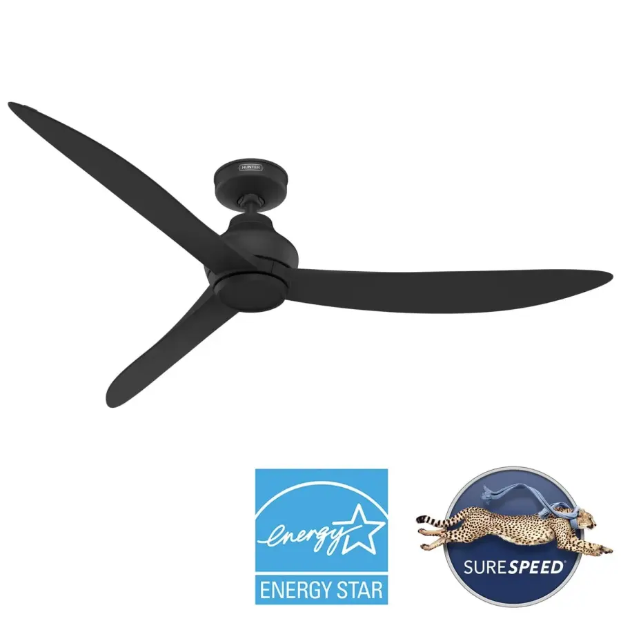 Mazzini 60" Outdoor Ceiling Fan in Matte Black - Image 30