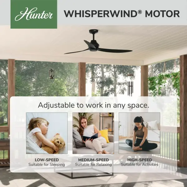 Mazzini 60" Outdoor Ceiling Fan in Matte Black - Image 38