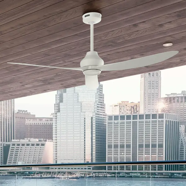 Mazzini 60" Outdoor Ceiling Fan in Matte Black - Image 8