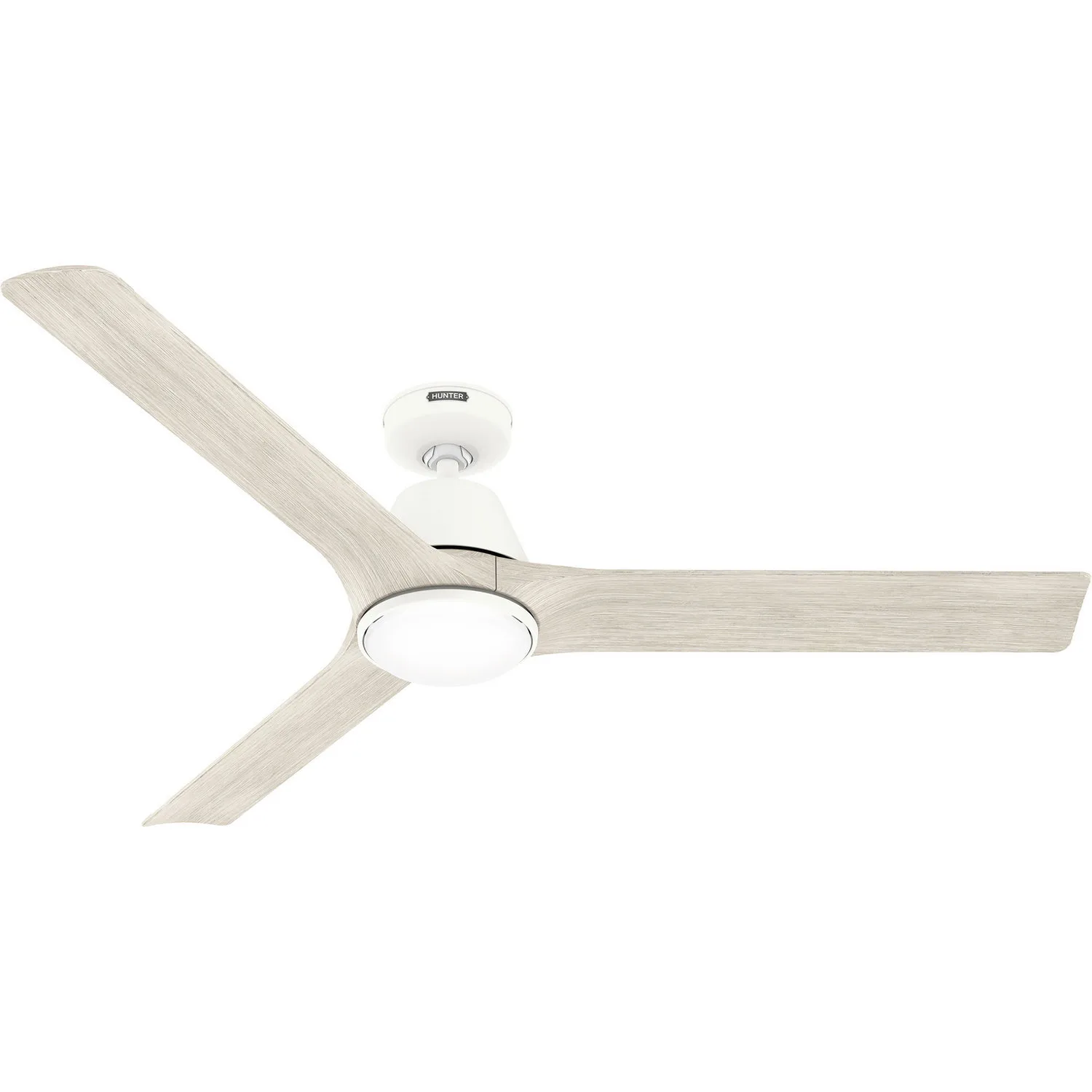 Aeronaut 60" Ceiling Fan with LED Light in Matte White