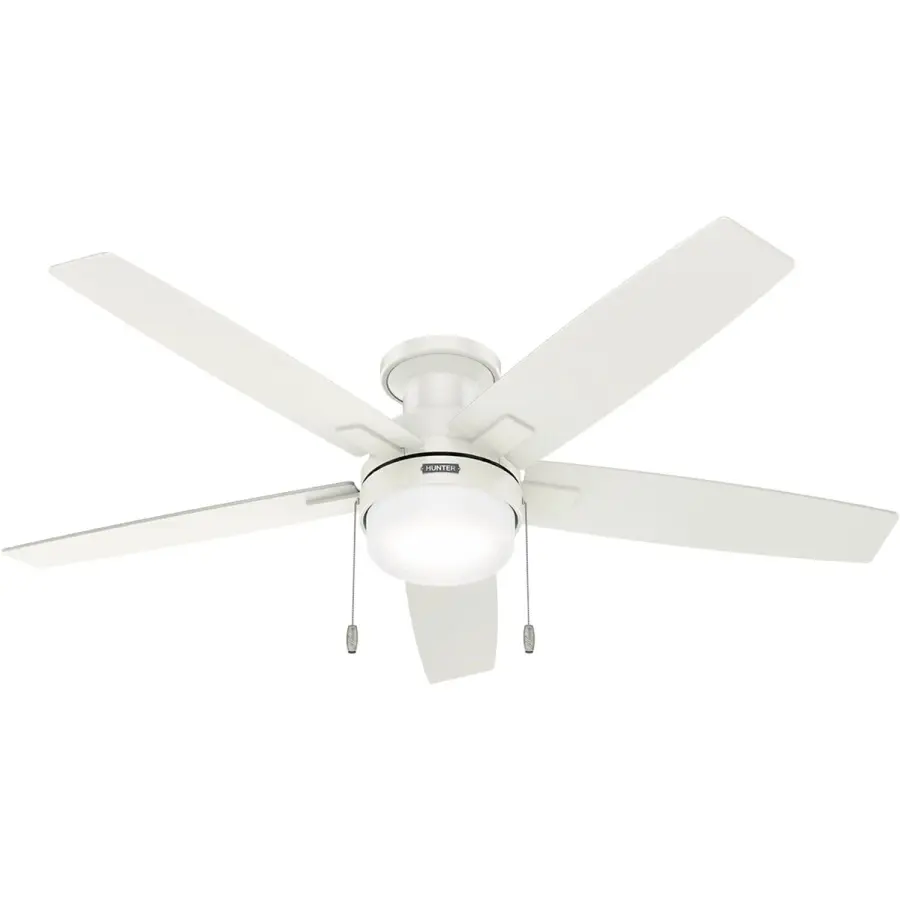 Anisten 52" Ceiling Fan in Fresh White - Image 1