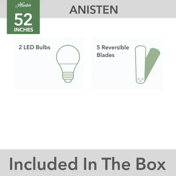 Anisten Low Profile with LED Light 52 inch - Image 18