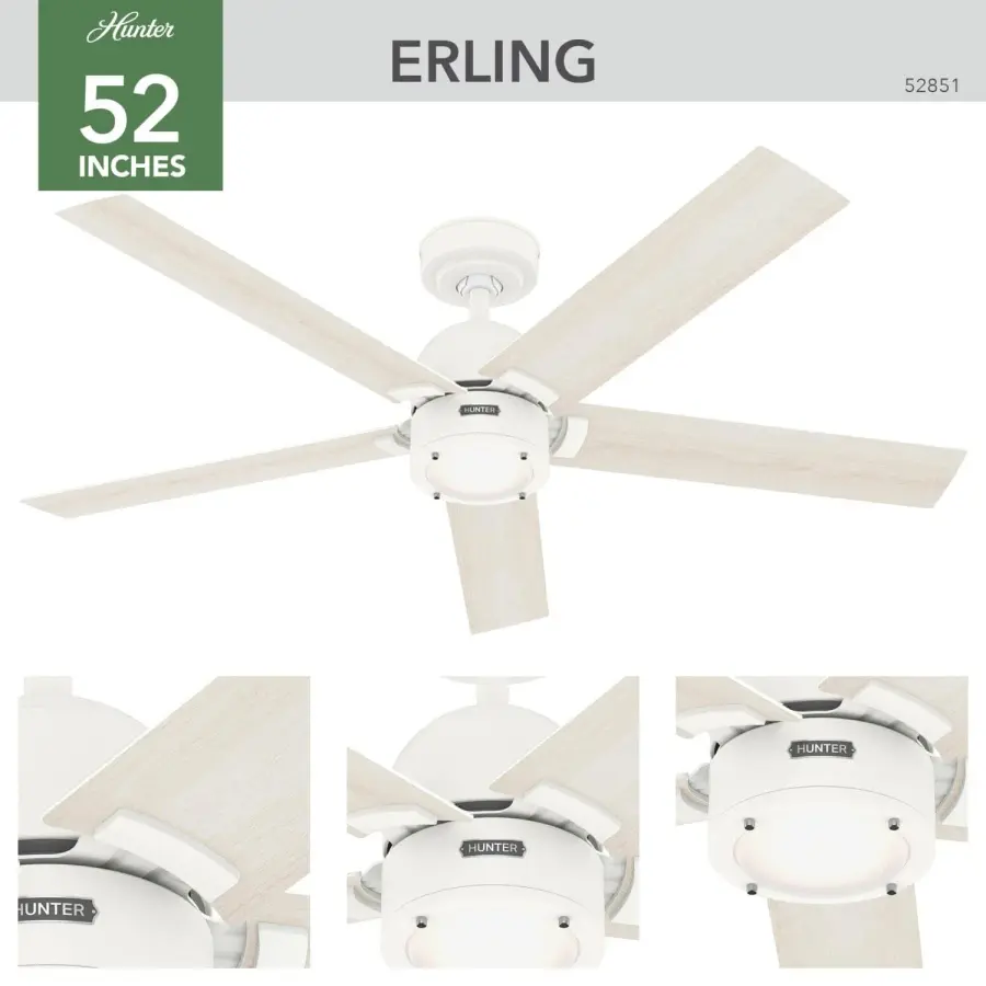 Erling ENERGY STAR with LED Light 52 inch - Image 5
