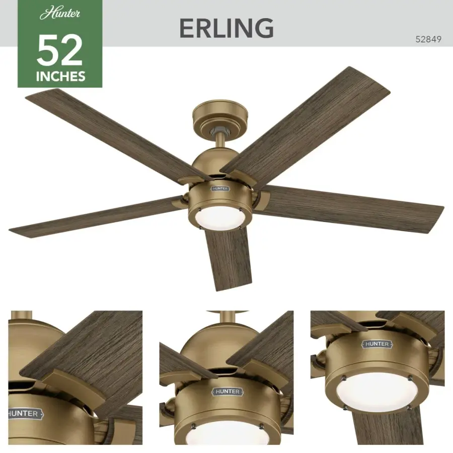 Erling ENERGY STAR with LED Light 52 inch - Image 6