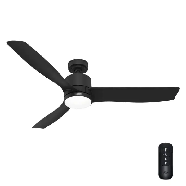 The Bolsa delivers exceptional airflow (4,613 CFM) with remarkable efficiency (311 CFM/W) in a sleek, modern design. Its 6-speed reversible DC motor operates whisper-quiet while the integrated LED provides energy-efficient lighting. - alternate view