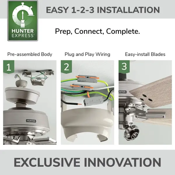 Fonthill Indoor HunterExpress with LED Light 52 inch with remote - Image 4