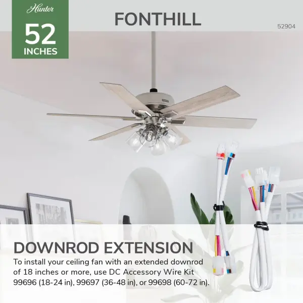 Fonthill Indoor HunterExpress with LED Light 52 inch with remote - Image 56