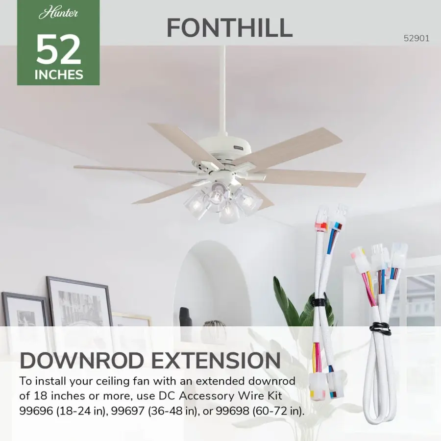 Fonthill Indoor HunterExpress with LED Light 52 inch with remote - Image 57