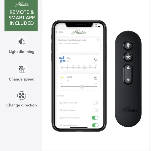 Aeronaut Outdoor Smart Fan with LED Light 52 inch with Remote - Image 14