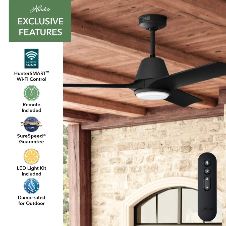 Aeronaut Outdoor Smart Fan with LED Light 52 inch with Remote - Image 36