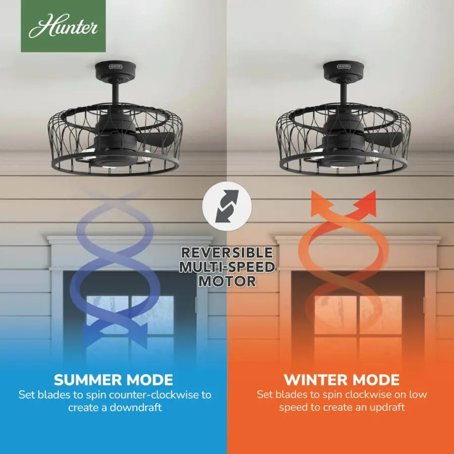 Rotonda 20" Ceiling Fan with Light Kit in Matte Black - Image 7