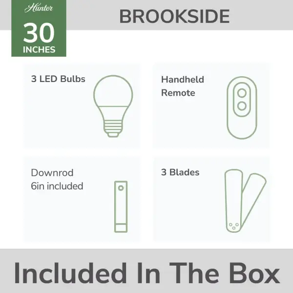Brookside Jasmine Roth Indoor Fandelier with LED Light 30 inch with remote - Image 20