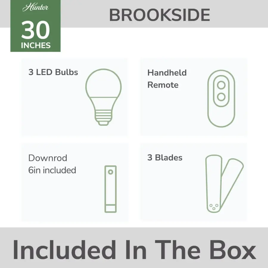 Brookside Jasmine Roth Indoor Fandelier with LED Light 30 inch with remote - Image 38