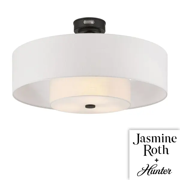 Brookside Jasmine Roth Indoor Fandelier with LED Light 30 inch with remote - Image 60